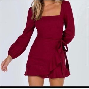 NWT  Princess Polly  Villa Mini  Wrap Dress
